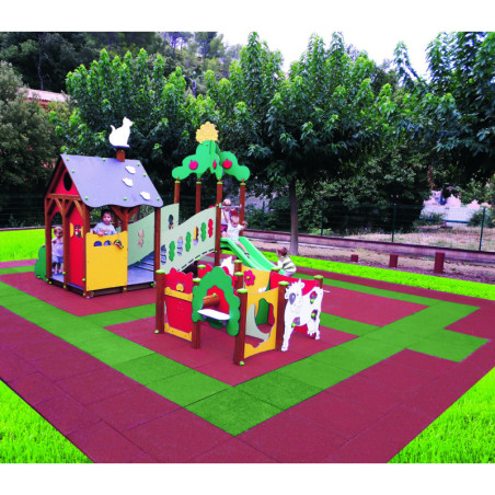 Dalles amortissantes HEXDALLE® HE