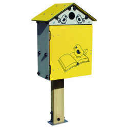 Cabane à livres bois NID