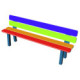 Banc urbain enfant ARC EN CIEL