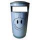 Corbeille ludique acier SMILEY