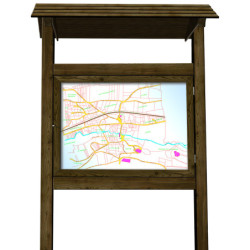 Panneau affichage bois SYCORAX