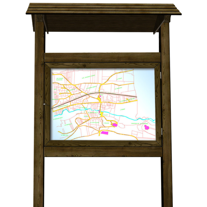 Panneau affichage bois SYCORAX