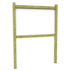 Panneau info bois CLARIS