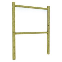 Panneau info bois CLARIS