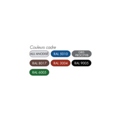 Vitrine 2000 cadre aluminium