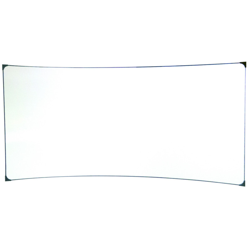 Tableau blanc ou vert incurvé