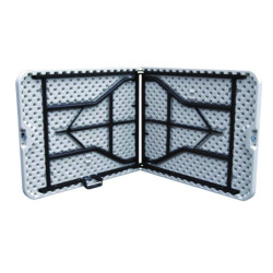 2 tables valise polyéthylène PRATIK