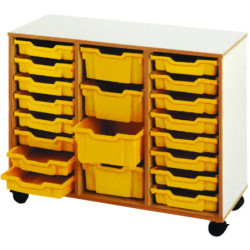 20 bacs - 4 grands + 16 petits