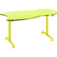 Abeille&nbsp;: table curviligne sur base rectangle.