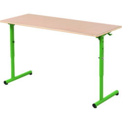 Hauteur plateau : taille 3 : 59&nbsp;cm, taille 4 : 64&nbsp;cm