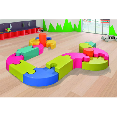 Parcours motricité mousse PUZZLE