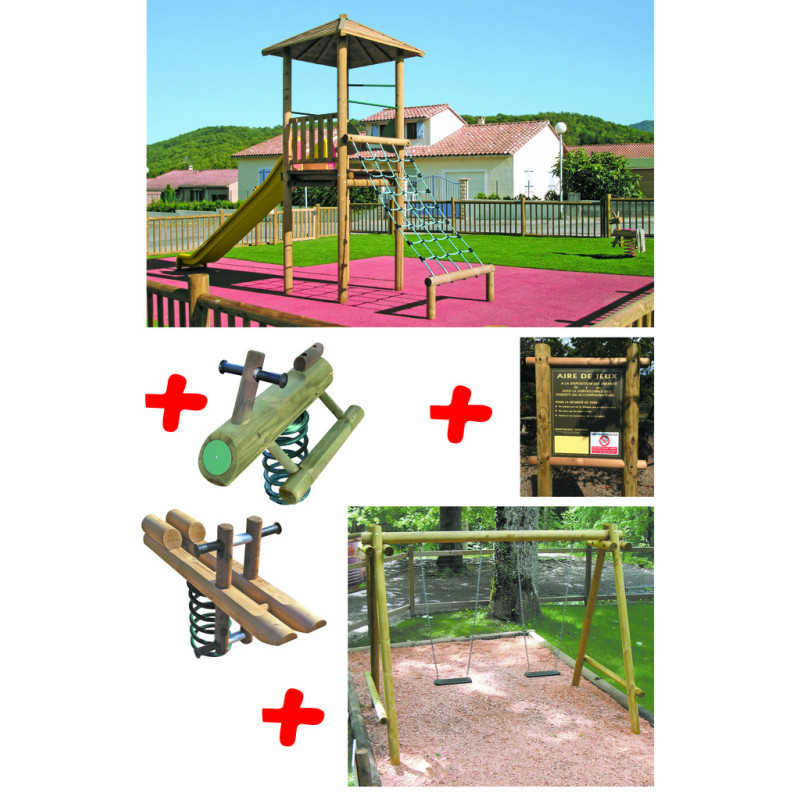 Pack jeux bois FORÊT ENCHANTÉE