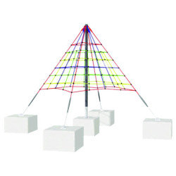 Jeu pyramide de cordes LUDOVIA