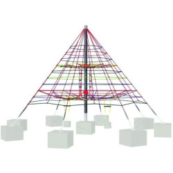 Jeu pyramide de cordes LUDOVIA