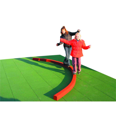 Poutre d'équilibre aire de jeux COURBÉE