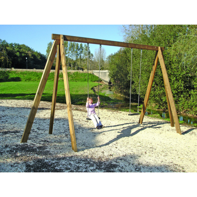 Balançoire BOIS 2 places