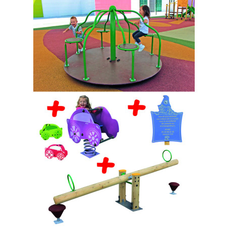 Pack jeux extérieurs ELFE