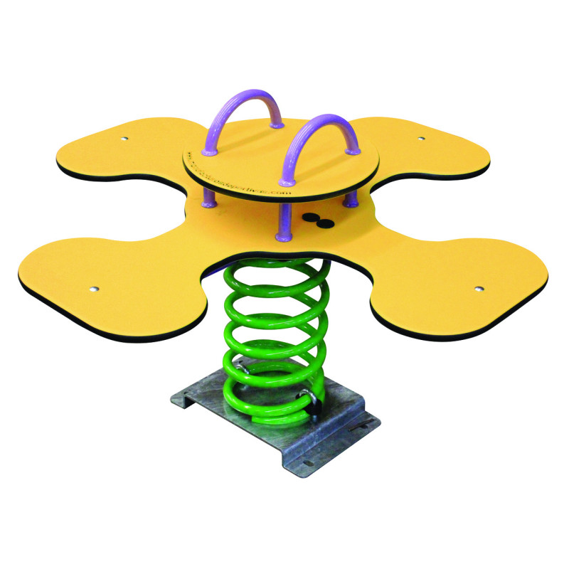 Jeu extérieur de collectivité 4 places FLEUR