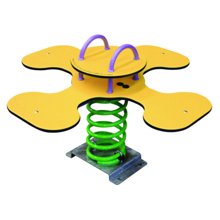 Jeu extérieur de collectivité 4 places FLEUR