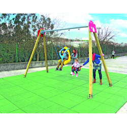 Portique balançoire PMR DOUBLE
