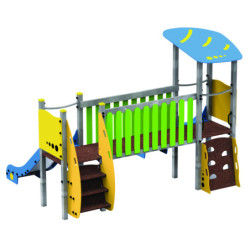 Jeu double toboggan SOLEIL