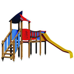 Jeu enfant bois TOUR MIAMI