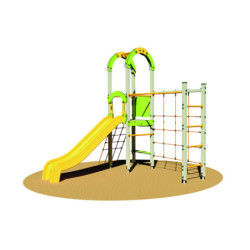 Tour avec filet à grimper ÂGE 3 À 8 ANS