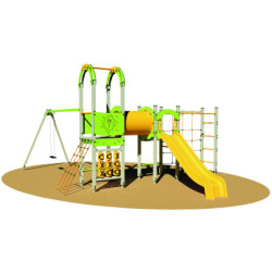 Tour avec filet à grimper