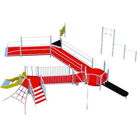 Village CENTAURE jeux acier et plateforme PMR