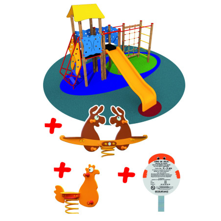 Pack jeux enfants LE BOIS JOLI