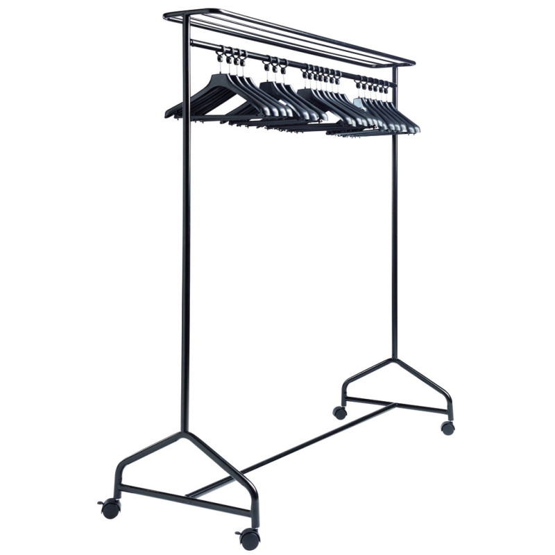 Vestiaire porte-cintres sur roulettes
