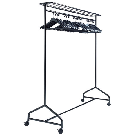 Vestiaire porte-cintres sur roulettes