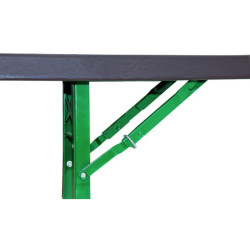 Ensemble brasserie polyéthylène marron JANA