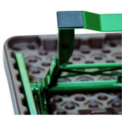 Ensemble brasserie polyéthylène marron JANA