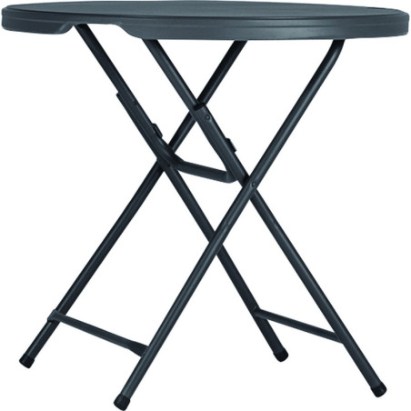 Table haute polyéthylène anthracite MIST