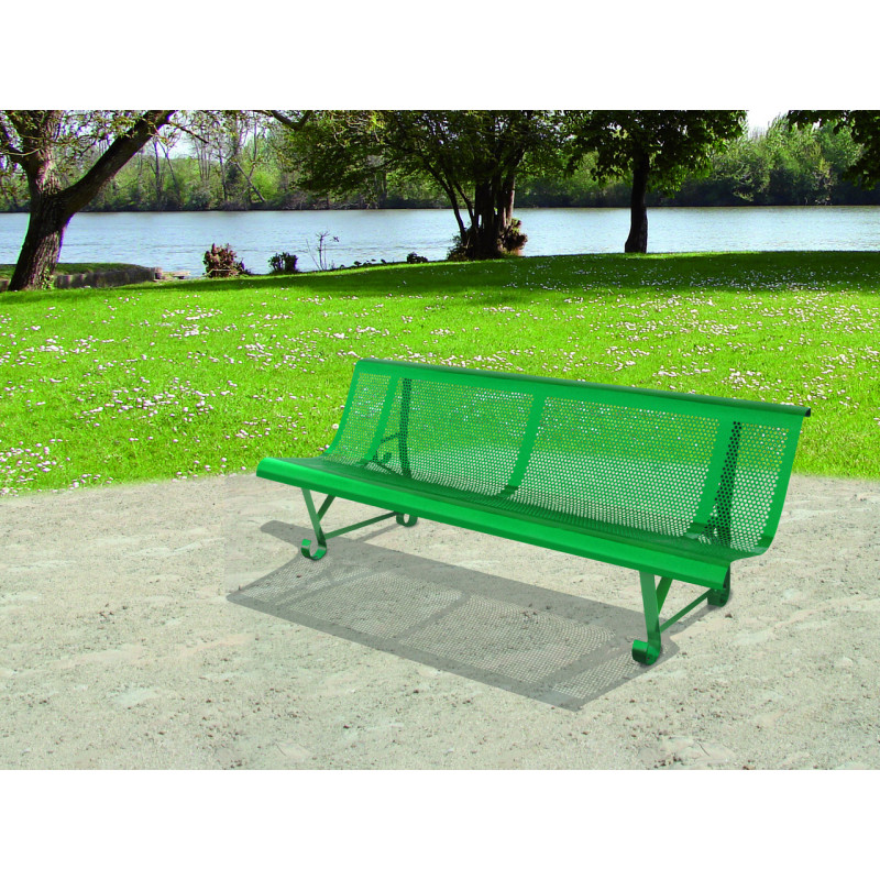 Banc 2 pieds RAL 6005