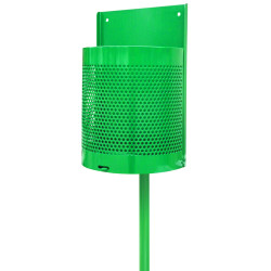 Poteau acier pour corbeille...