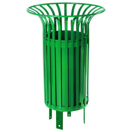 Corbeille + seau RAL 6005