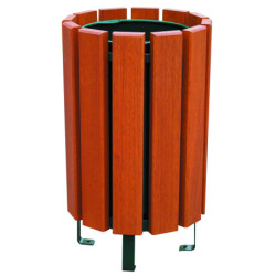 Corbeille de ville bois...