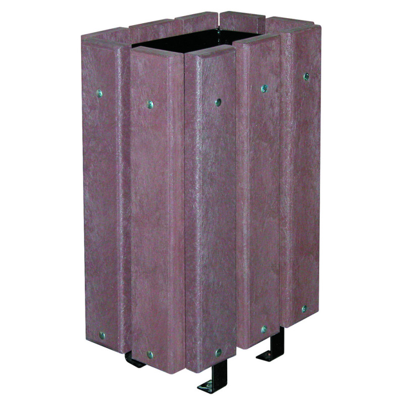 Corbeille de propreté en plastique recyclé AUVA