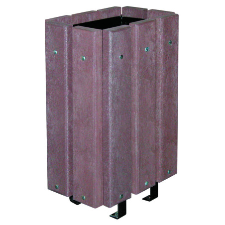 Corbeille de propreté en plastique recyclé AUVA