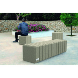 Banc sans dossier en...