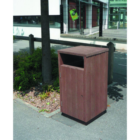 Corbeille publique recyclée BATEN