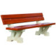 Banc et banquette urbaine béton JED