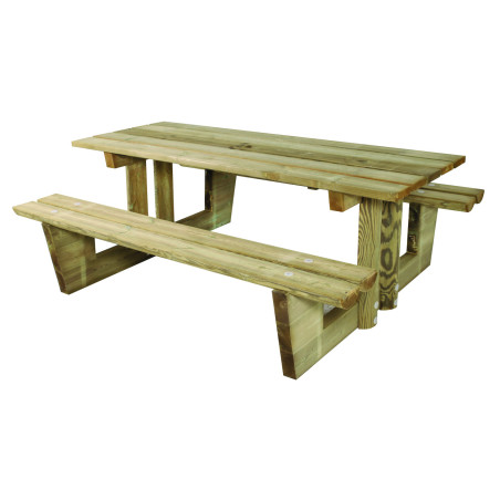 Table de pique nique en Pin URSIDES