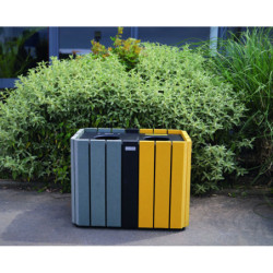 Corbeille urbaine de tri...