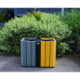 Corbeille urbaine de tri POINT TRI 2 flux