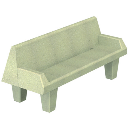 Banc béton extérieur GRENAT