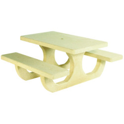 Table pique nique en béton...