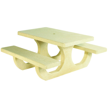 Table pique nique en béton ALCYONE